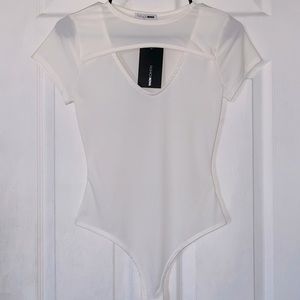 Cut Out Sheer Bodysuit